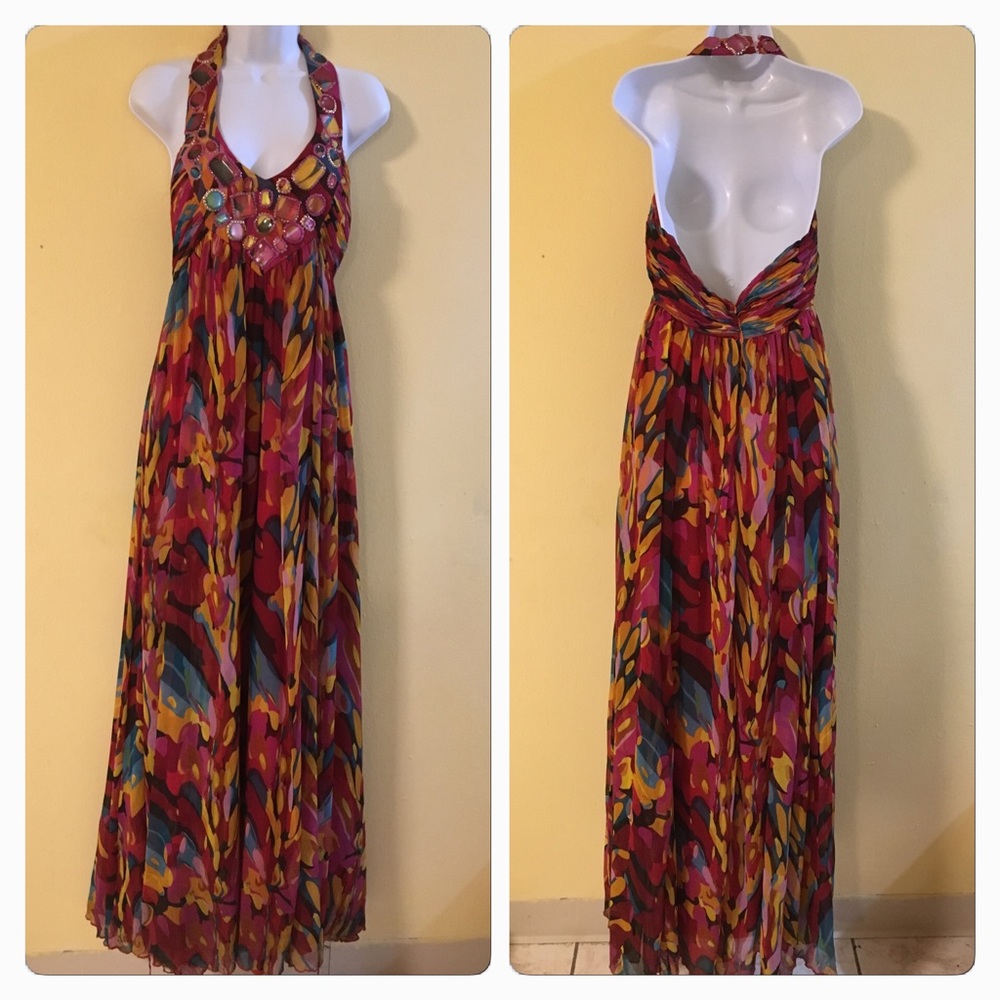 ADRIANNA PAPELL “Evening” Floral Flowy Dress
